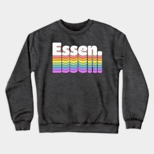 Essen \\\//// Retro Typography Design Crewneck Sweatshirt